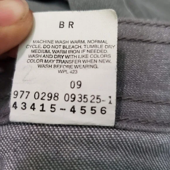 VINTAGE Levi's Men Jeans 36x29 Gray Denim Straight Relaxed Brown‎ Tab 80s 90s
